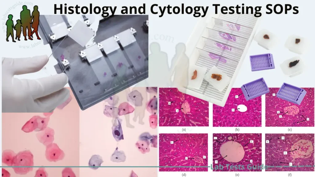 Histology and Cytology Testing SOPs