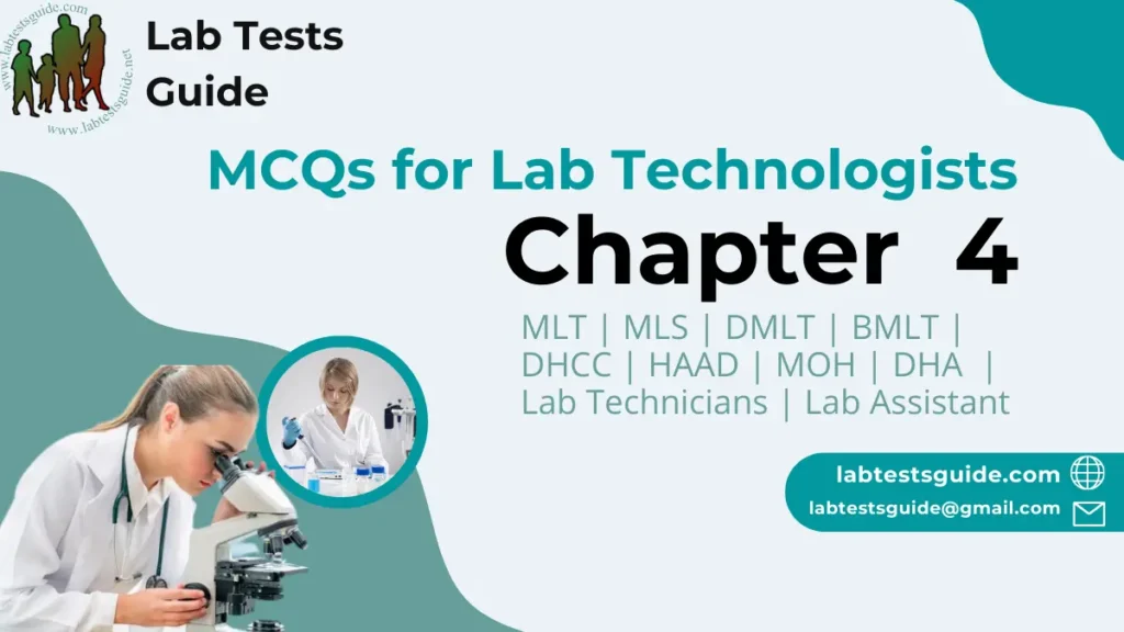 MCQs for Lab Technician and Technologists are designed to test the knowledge and proficiency of laboratory professionals who work in the field of clinical laboratory science.