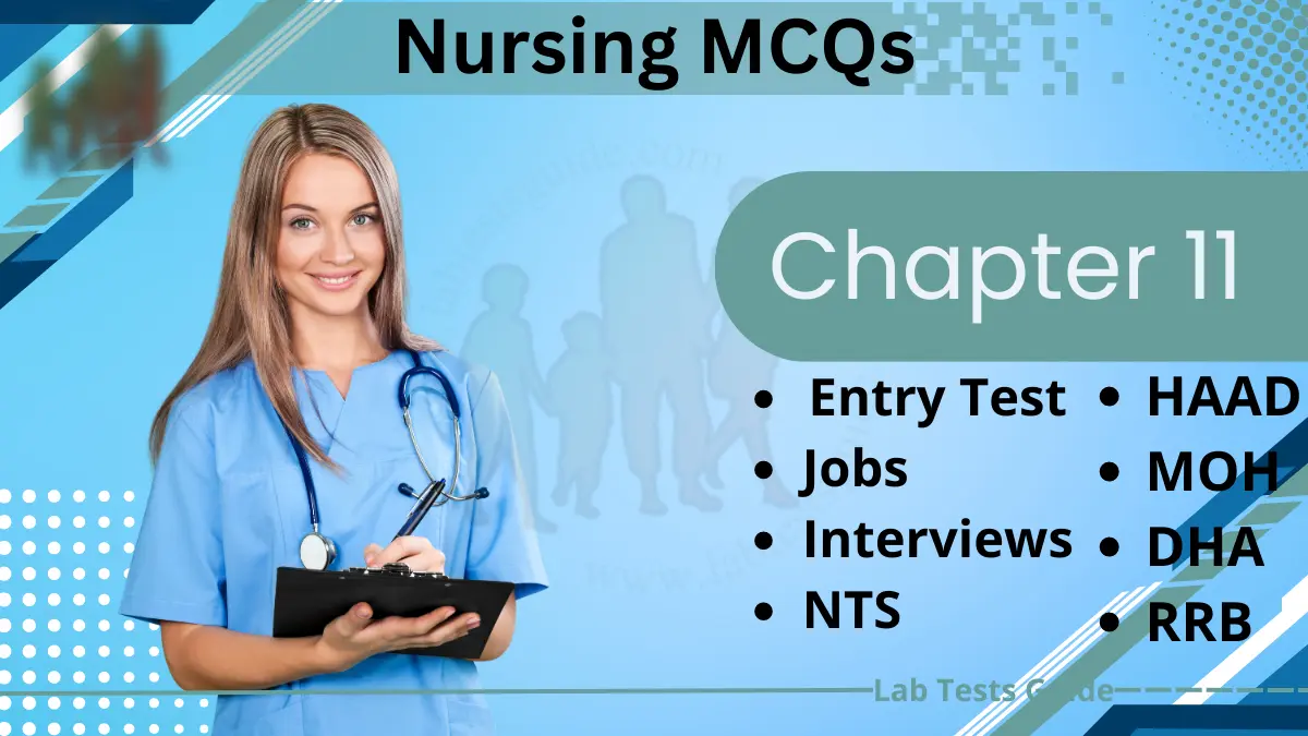 Chapter 11 Nursing MCQs for Exams Interviews and Entry Tests