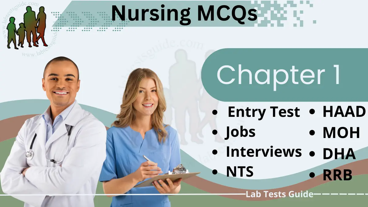 Chapter 1: Nursing MCQs For Exams, Interviews And Entry Tests | Lab ...