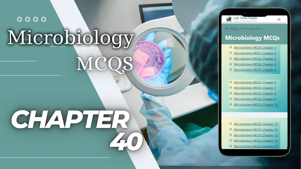 Microbiology MCQs Chapter 40