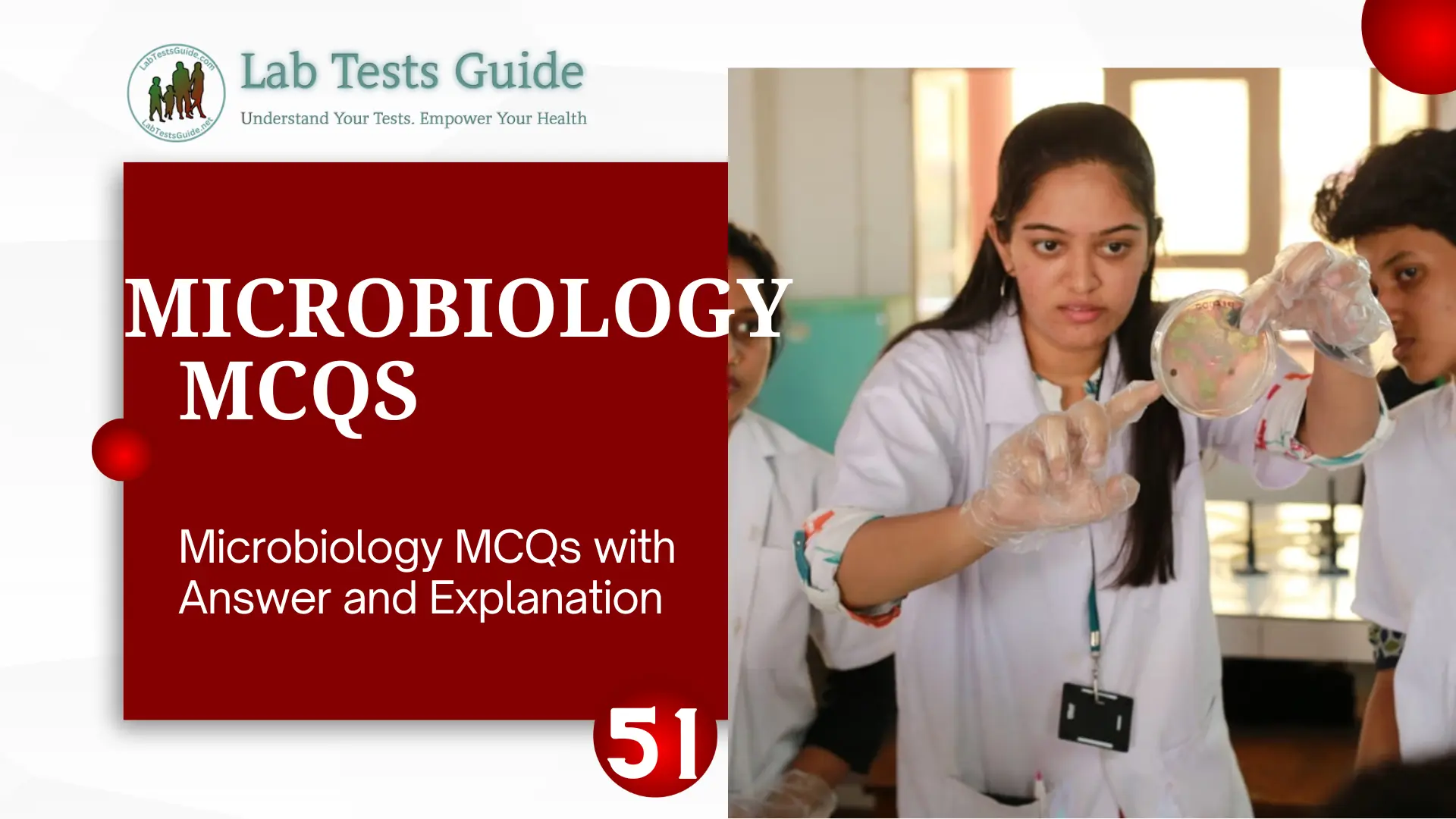 MicroBiology MCQs with Answer and Explnation | Chapter 51 | Lab Tests Guide