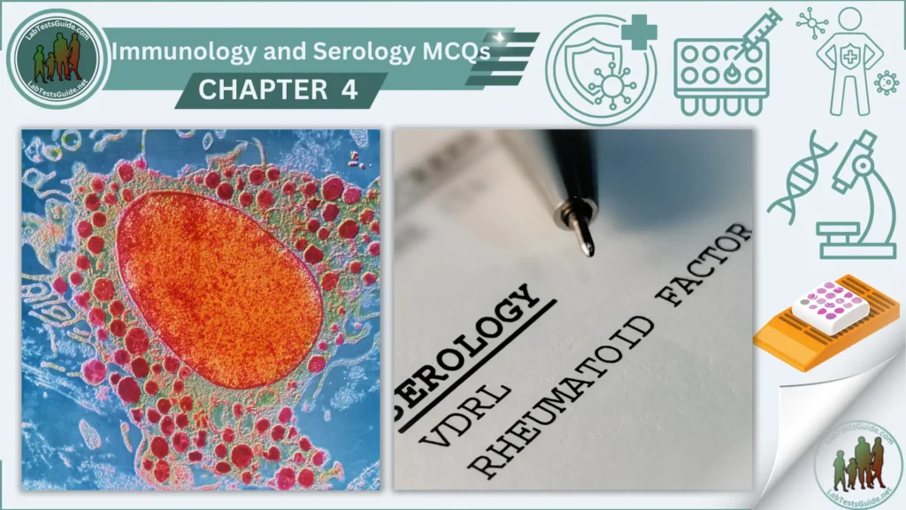 Immunology and Serology MCQs Chapter 4
