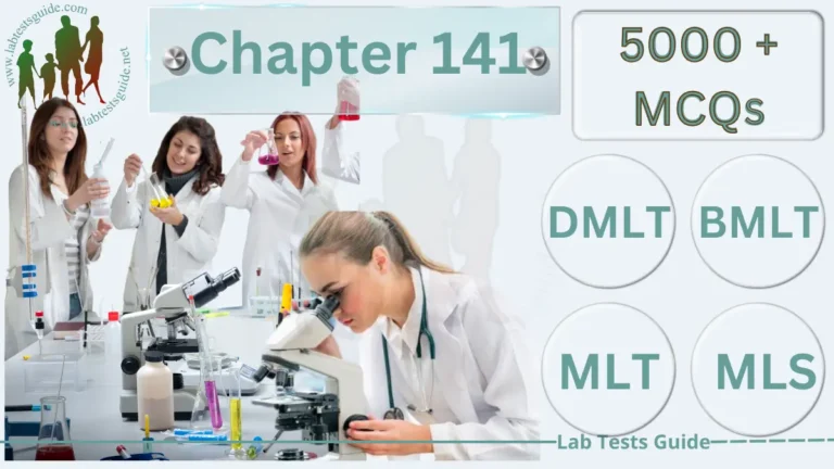 MCQs Chapter 141 (Biochemistry)